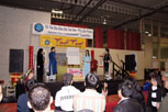 Audience watching a vietnamese performance
