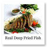 Real deep fried fish